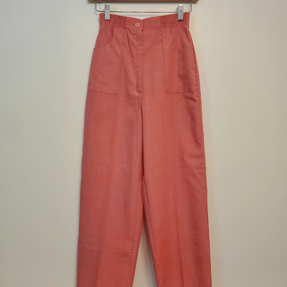 Elegant Coral Women's Trousers